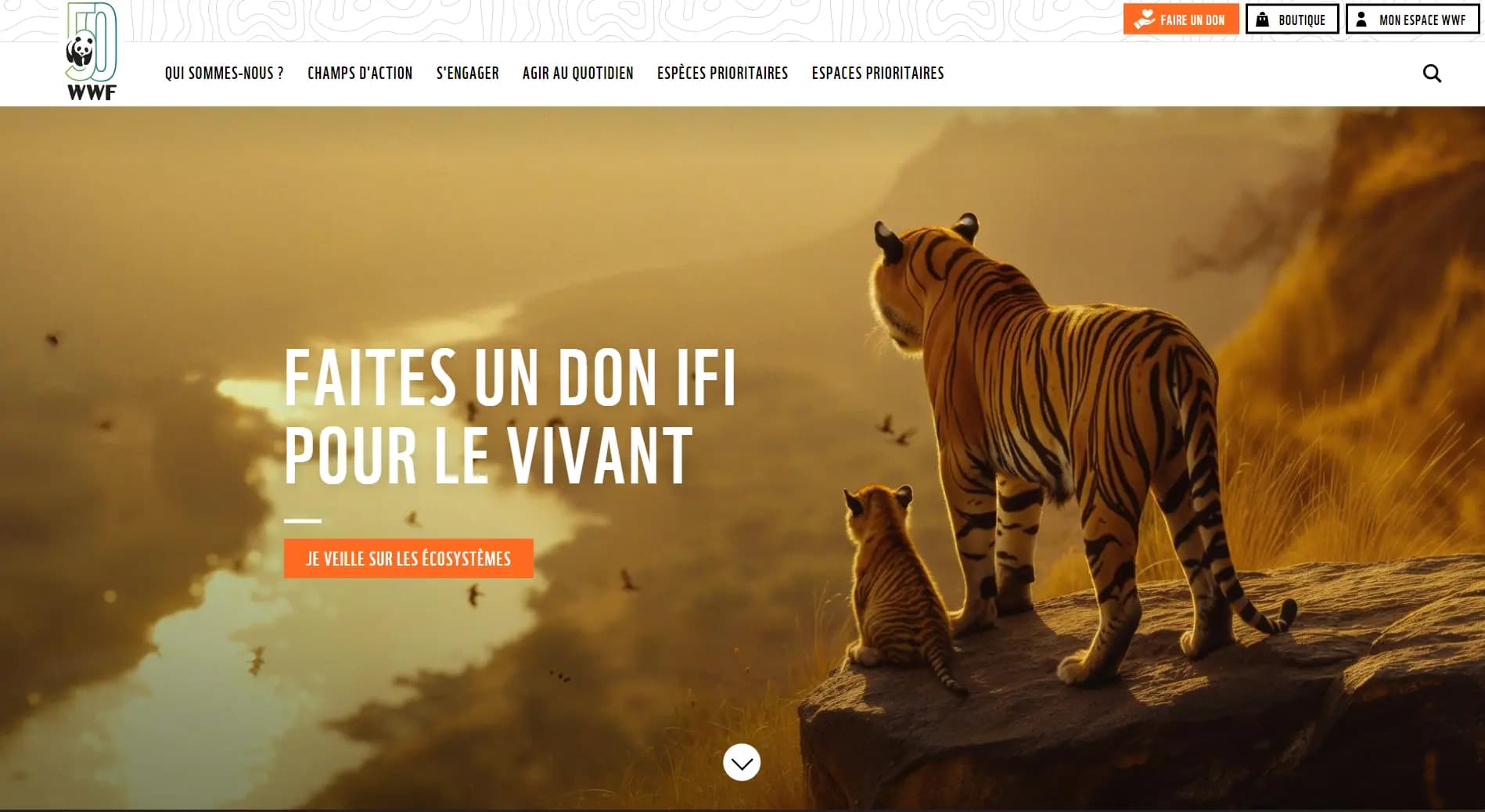 Image du site WWF France